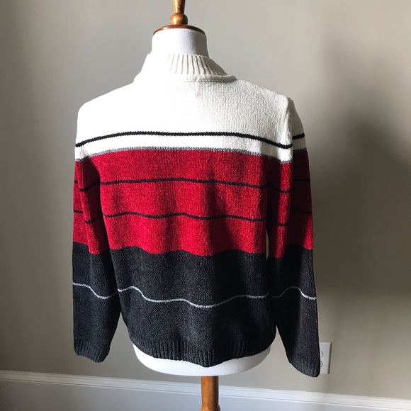 Alfred Dunner chenille patterned sweater - Picture 4 of 6